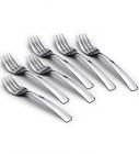 Ideale Flatware Set of 6 Stainless Steel Forks