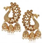 MEENAZ Gold Plated Brass Earrings for Women