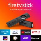 Fire TV Stick streaming media player with Alexa built in, includes all-new Alexa Voice Remote, HD, easy set-up, released 2019