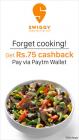 Get Rs.75 Cashback in your Paytm Wallet@Swiggy