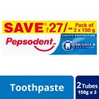 Pepsodent Germi Check Cavity Protection - 150g (Pack of 2, with Save Rupees 27/-)