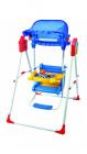 Bajaj Baby Products Blue Metal And Pvc Swing