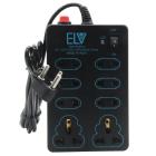 ELV Extension Board 6 Amp 8 Plug Point with Master Switch, LED Indicator, Extension Cord(2.2 Meter)-Black