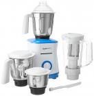 AmazonBasics Alpha Mixer Grinder 750W, 3 Jars + 1 Juicer Jar, White