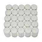 Nanki Trades Wax Tea Light Candle (White, Set of 100)