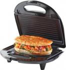 Borosil Krispy 700W Grill Neo Sandwich Maker, (Silver and Black)