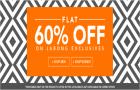 Flat 60% off on Men & Women Clothing