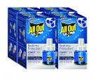 All Out Ultra Power Plus Fan Refill Set (Blue, Pack of 4)