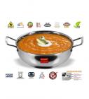Sumeet Stainless Steel Kadhai, 3800 ML