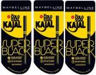 Maybelline Colossal Kajal Super Black Pack Of 3  (Black)