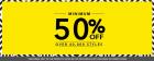 Minimum 50% off  on fashion