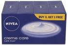 Nivea Creme Care Soap, 75g (Buy 3 get 1)