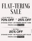 Flat 40% - 70% off + Extra 25% off on Men, Women & Kids Fashion