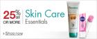 25% Off or more on Skin Care Essentials