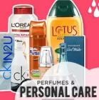 Perfumes & personal care products upto 50% cashback