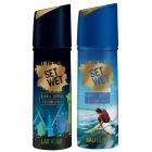 Set Wet Global Edition Bali Bliss with Las Vegas Live Perfume Spray, 120ml (Pack of 2)