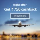 Flights Rs. 750 cashback (No Minimum Booking)
