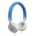 JBL Purebass T300A With Mice Stereo On Ear Headphones (Blue/White)