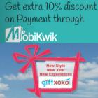 Gift Vouchers upto 20 % off + 10 % cashback with Mobikwik Wallet