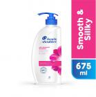 Head & Shoulders Anti-Dandruff Shampoo, Smooth and Silky, 675ml