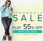 FLAT 55% OFF! Throwback Thursday Extended