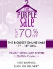 The Purple Sale, Flat 70% off