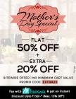 Flat 50% Off + Extra 20% off