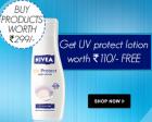 Buy Nivea Products Worth Rs 299 & Get Free Product Worth Rs 110