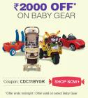 Rs 2000 off on selected baby gear