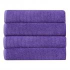 Bathla Spic & Span Multi Purpose Micro Fiber Cleaning Cloth - 380 GSM: 30cmx30cm (Pack of 4 - Purple)