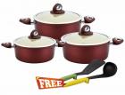 Wonderchef Galaxy Set with Free Silicone Spoon and Spatula worth Rs. 750