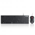 Zinq ZQ-1200 Combo of Full-Size Keyboard with Noiseless Keys, Rupee (₹) Symbol and Optical Mouse with 1600 DPI, Black