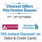 Extra 10% Off With Citi & Standard Chartered Cards