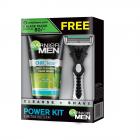 Garnier Men Oil Clear Face Wash, 100g with Free Lets Shave Razor